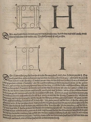 Konstruktion von Buchstaben